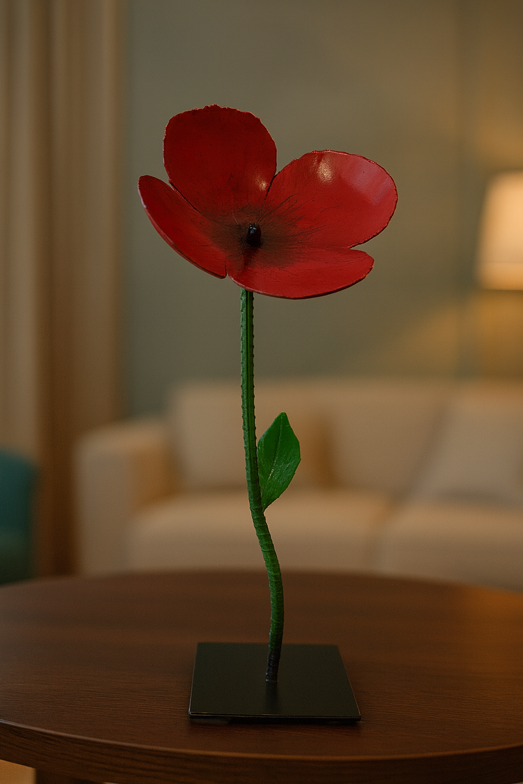 Sculpture florale simple