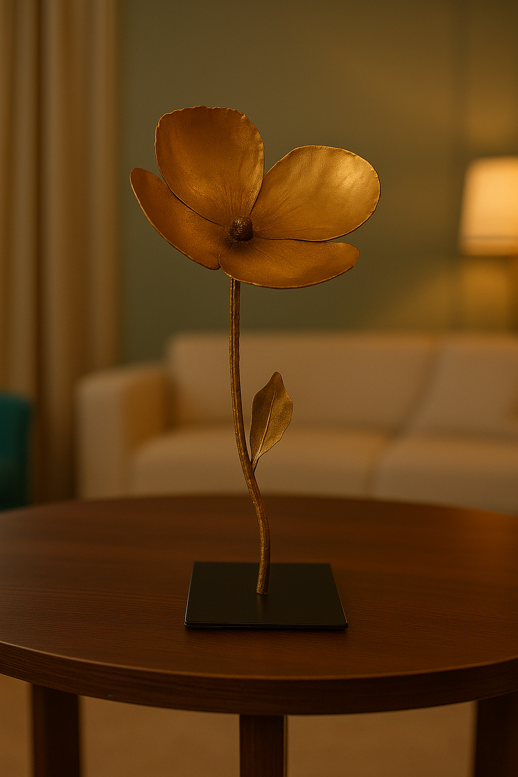 Sculpture florale simple