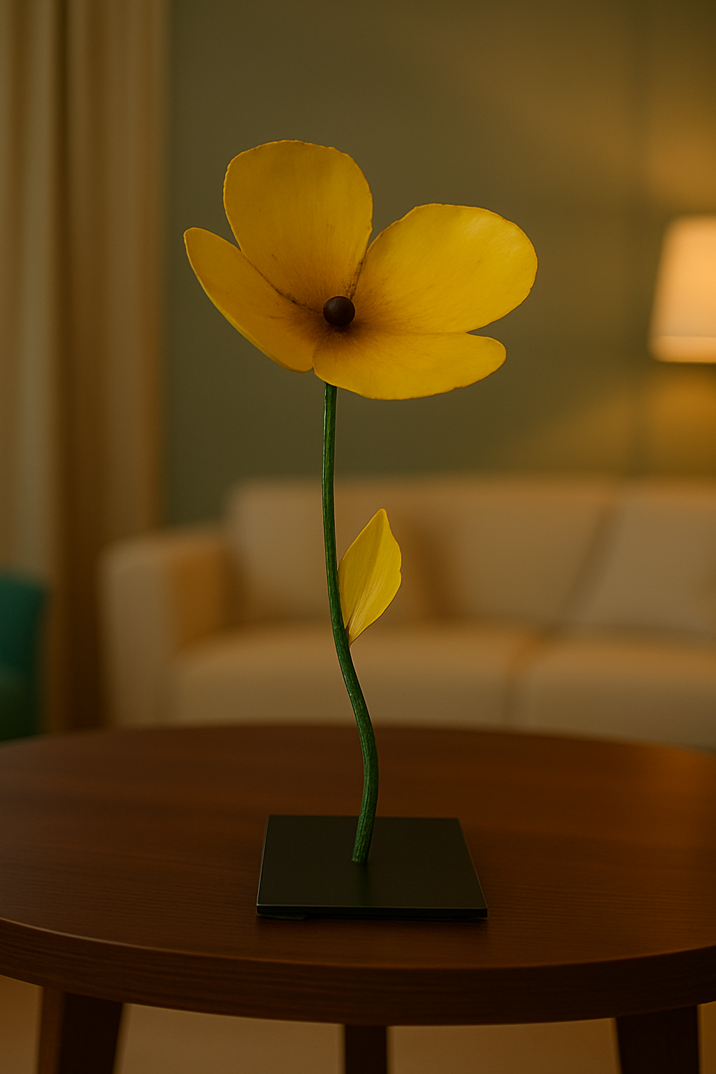 Sculpture florale simple