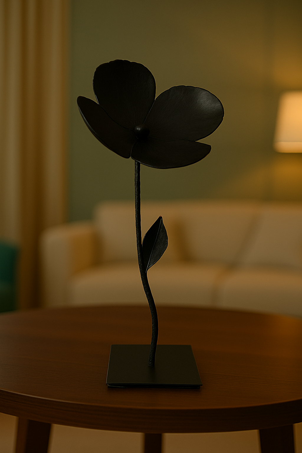 Sculpture florale simple