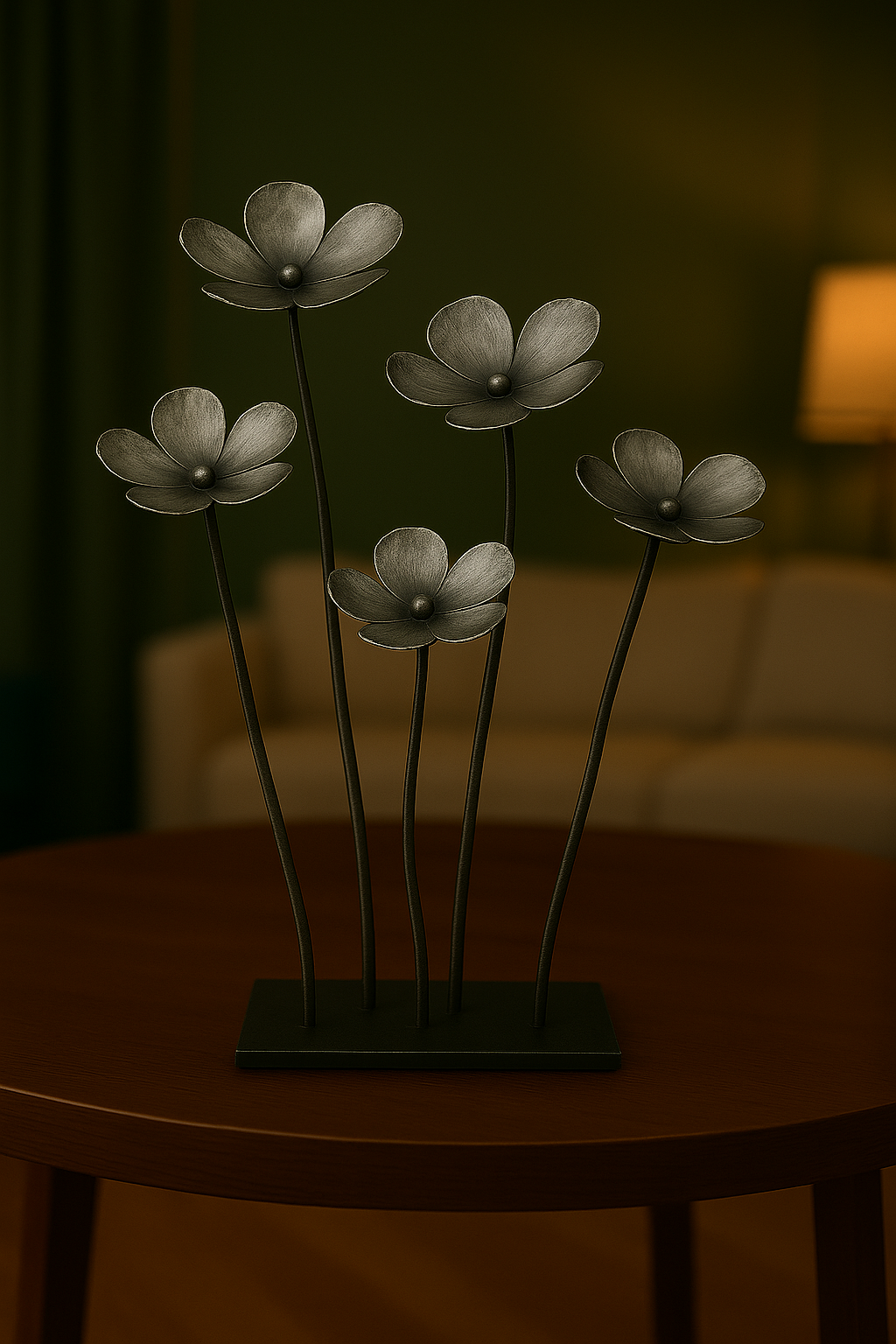 Sculpture florale étendue