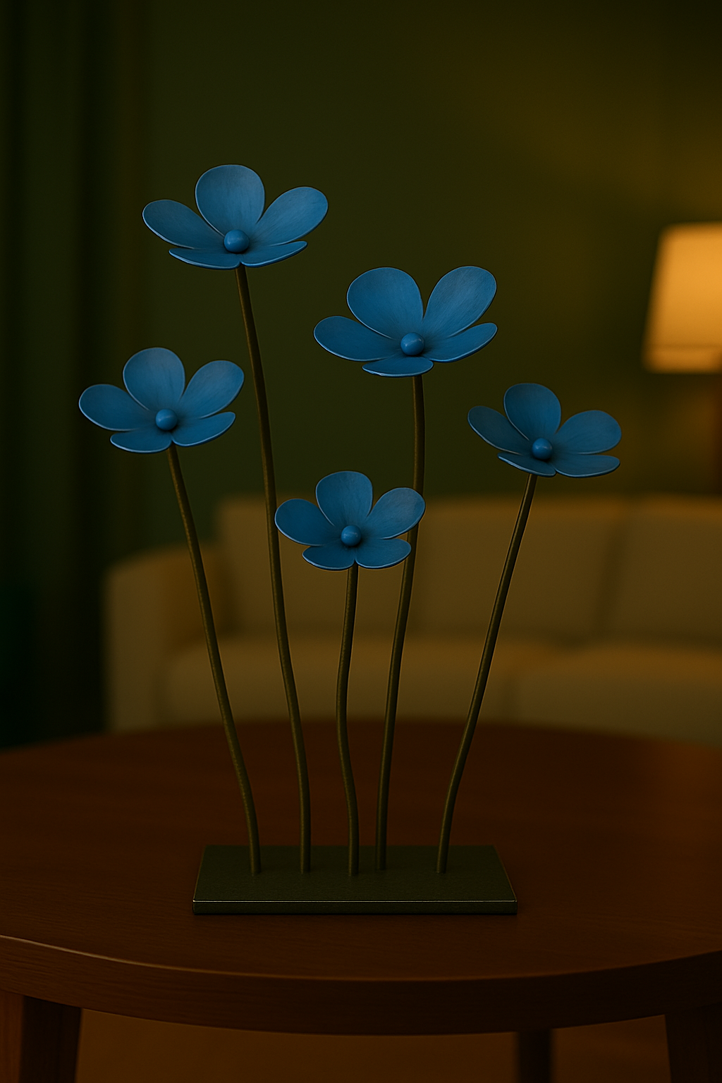 Sculpture florale étendue